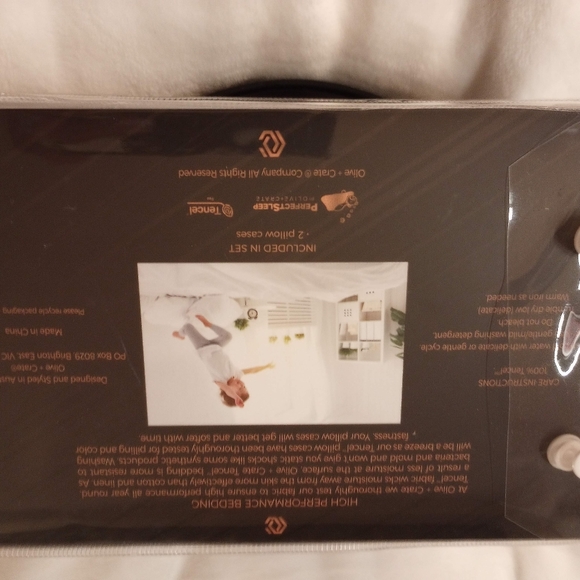 ABRIPEDIC Tencel pillowcase set king size - Picture 2 of 2